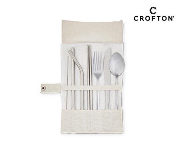 Reusable Cutlery 7 Piece Set - Black/White/Multi-Color/Gold