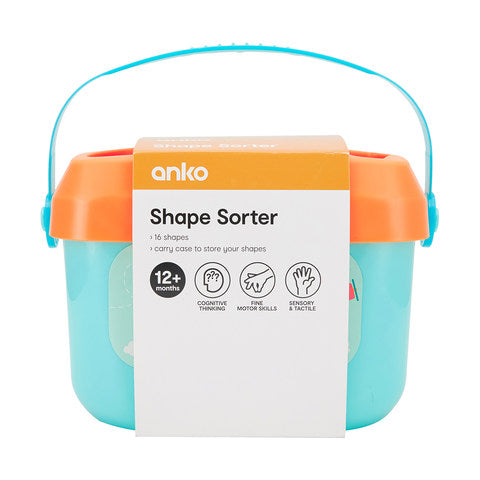 16 Pack Shape Sorter Set / Ages 12+ Months Educational