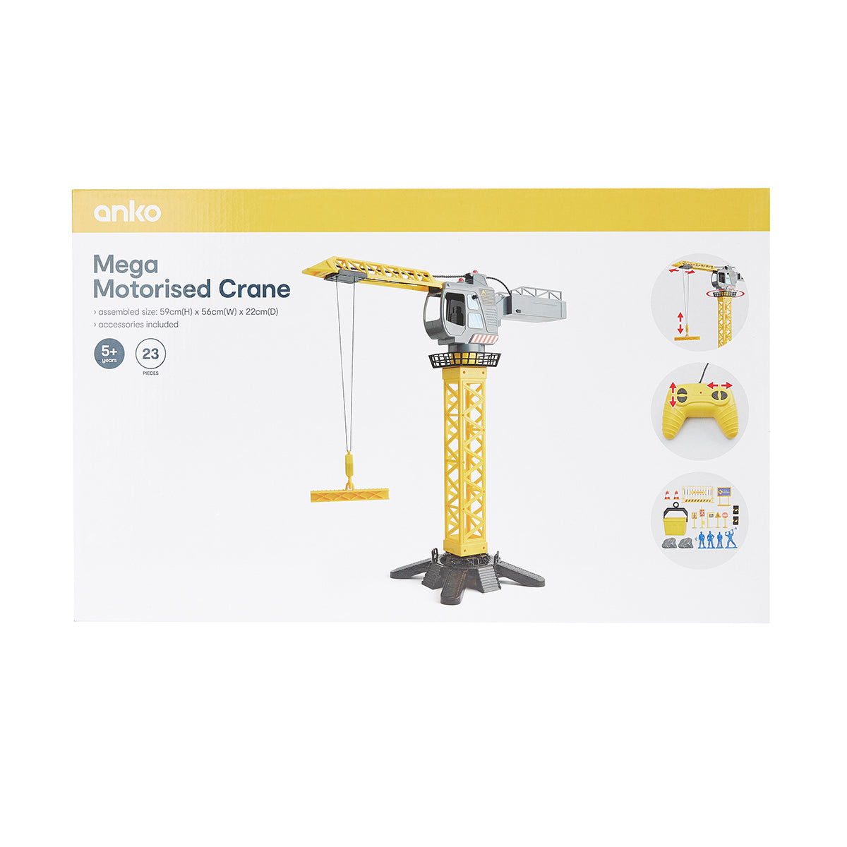 Anko Mega Motorised Crane - Ages 5+ Years