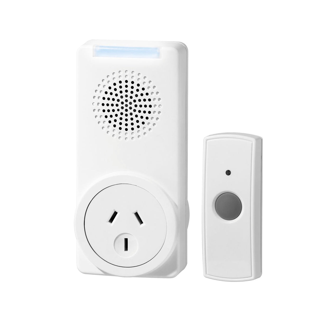 Arlec Built In Power Socket Plug In Wireless Door Chime / White - TheITmart