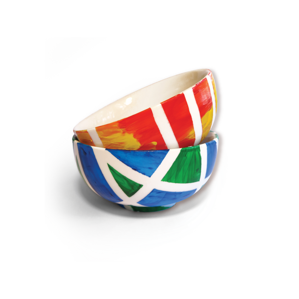 Kids Projects Tape 'n Paint Bowls/ Suitable for Ages 8+ Years