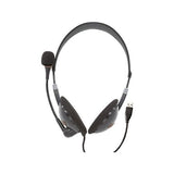 Antsig USB Head Set With Mic - Black/ Ideal for use in various situations