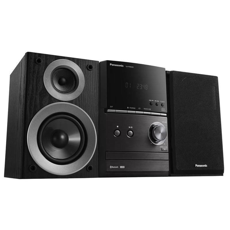 Panasonic SC-PM600GN-K 40W CD Micro System with Bluetooth