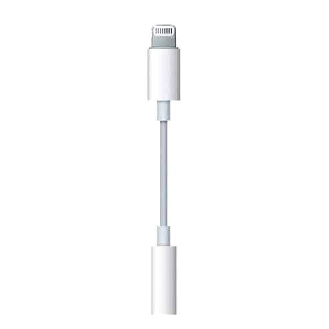 Apple Lightning to 3.5mm Headphone Jack Adapter - White