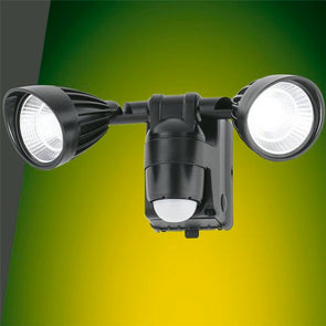 Arlec MAL634 6.5W LED Spotlight With 10m/120 Degree Sensor/500Lumen/Adj Timer - TheITmart