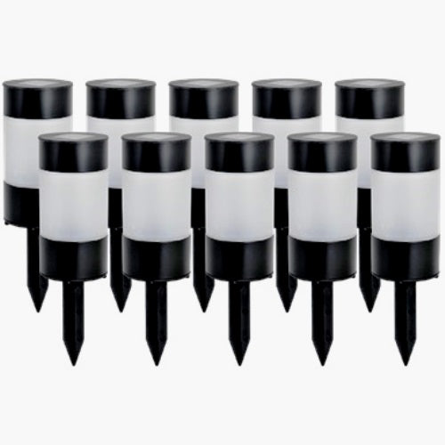 Click Village Solar LED Pathway Bollard - 10 Pack
