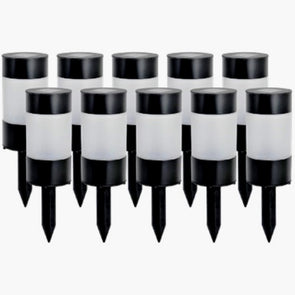 Click Village Solar LED Pathway Bollard - 10 Pack
