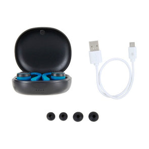 True Secure Fit Wireless Earphones - Blue/Red