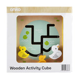 Anko Wooden Activity Cube Set - Multicolored