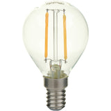 Mirabella LED SES Round 2W Warm White Globe - 2 Pack