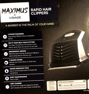 Rapid Hair Clippers/LED Indicator Light