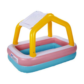 Inflatable Pool with Canopy / Suitable for 2+ Years
