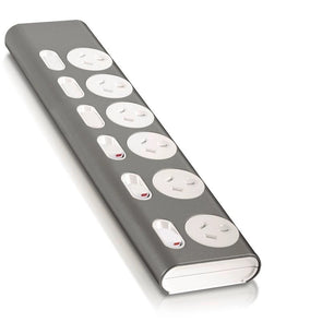 Elektek 6 Outlet Surge Protected Ultra Slim Powerboard