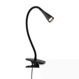 Verve Design 23.5cm Black LED Dale Clip Lamp/Flexible Goose Neck