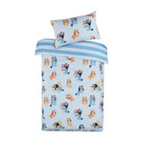 Bluey Quilt Cover Set - Single Bed/Soft Hand Feel/ Printed Exclusive Design - TheITmart