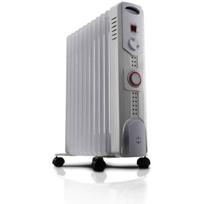 Goldair 2400W 11 Fin Oil Heater - White