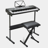 61 Keys Teaching-Type Electronic Keyboard With Stand & Stool - TheITmart