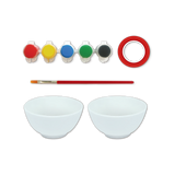 Kids Projects Tape 'n Paint Bowls/ Suitable for Ages 8+ Years