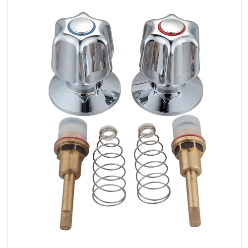 Shaw & Mason Chrome Top Assembly With Star Style Handle Watermark Approved Chrom - TheITmart