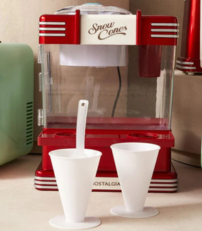 Nostalgia Retro Snow Cone Maker and Shaved Ice Storage RSM602