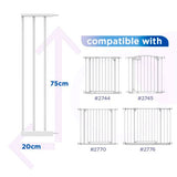 Perma Child Safety 20cm White Gate Extension / Pressure Mounting
