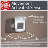 Arlec Clear Face Motion Sensor LED Night Light/Long Life Energy Saving LED - TheITmart
