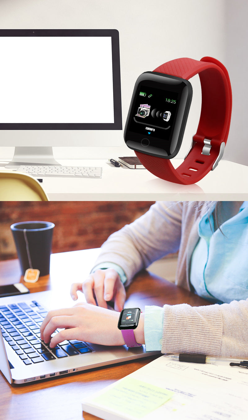 D13 Smart Watches Heart Rate 116 Plus Smart Touch Watch Wristband Sports Watches Smart Band Men Women Smartwatch For Android - TheITmart