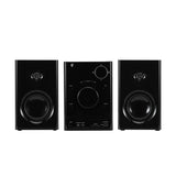 Bluetooth Micro Music System / CD Player & FM Radio with Remote Control - Black
