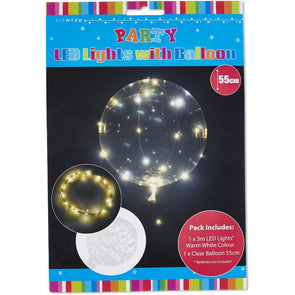 Artwrap Party LED Lights With Balloon - Warm White