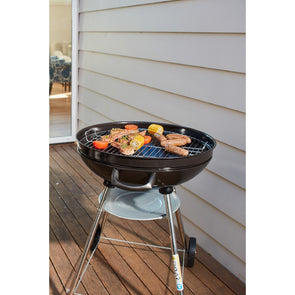 House & Home 58cm Charcoal Barbecue Kettle - Black