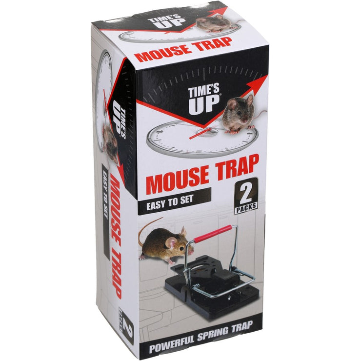 Time's Up Mouse Trap 2 Pack / Easy to Set & Reusable