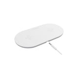Cygnett TwoFold 20W Dual Wireless Desk Charger - White