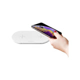 Cygnett TwoFold 20W Dual Wireless Desk Charger - White