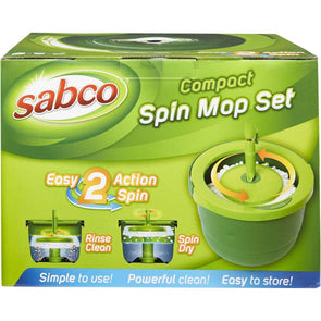 Sabco Compact Spin Mop Set