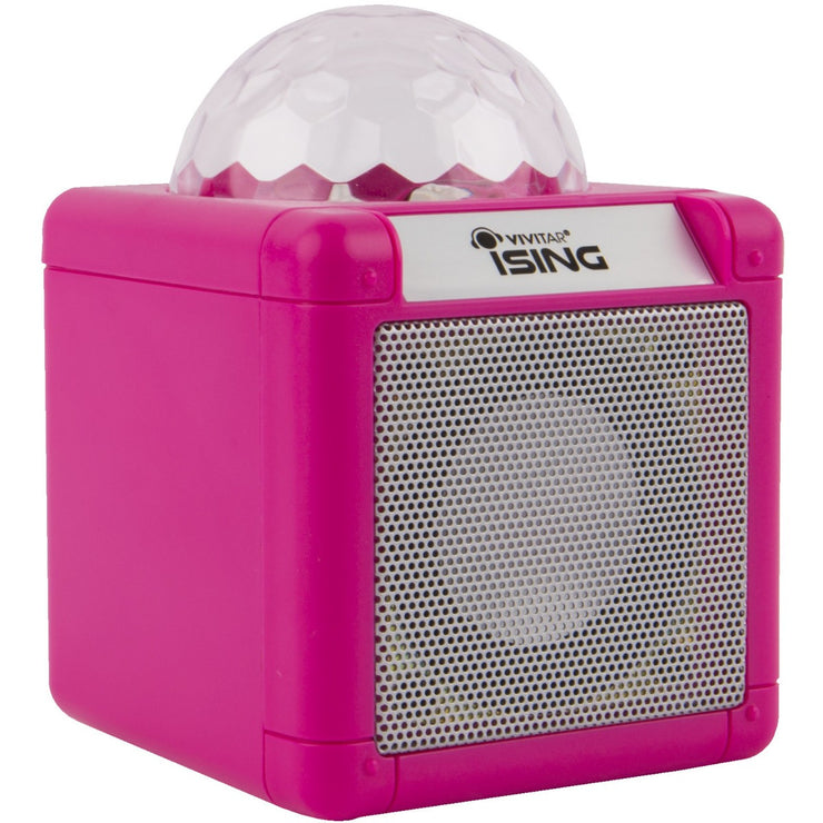 Vivitar iSing Bluetooth Speaker with Microphone - Pink