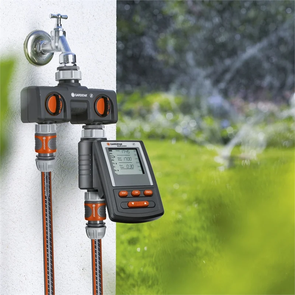 GARDENA Twin Tap Connector - UV Stabilized from Sun