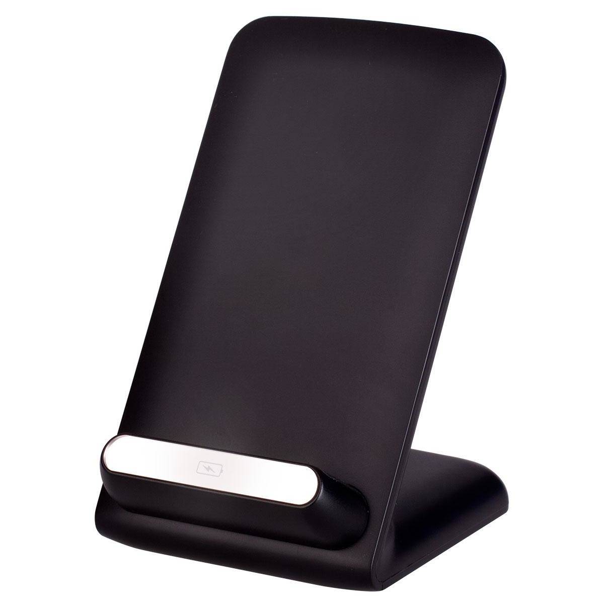 Laser Qi Two Coil Wireless Vertical Charger & Dock - Black - TheITmart