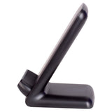 Laser Qi Two Coil Wireless Vertical Charger & Dock - Black - TheITmart