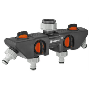 GARDENA 4 Channel Water Distributor - Grey / Orange