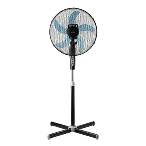 Mistral 40cm White / Black 5 Blade Pedestal Fan - TheITmart