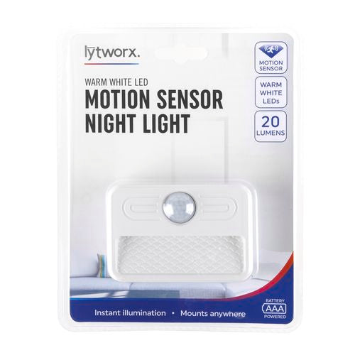 Lytworx Warm White LED Motion Sensor Night Light