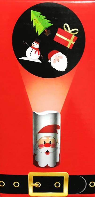 Mirabella LED Candle Moving Projector Light - Suitable for 3+