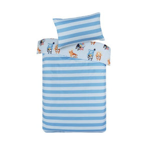 Bluey Quilt Cover Set - Single Bed/Soft Hand Feel/ Printed Exclusive Design