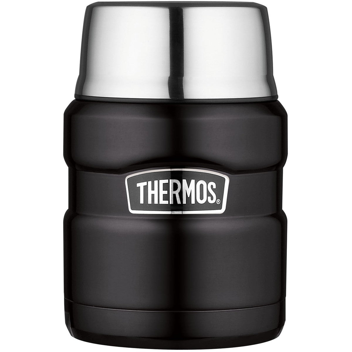Thermos Stainless King Food Jar 470mL - Black - TheITmart