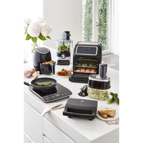 Vegetable Spiralizer / 8 Cup Detachable Bowl - Black & Clear