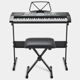 61 Keys Teaching-Type Electronic Keyboard With Stand & Stool - TheITmart