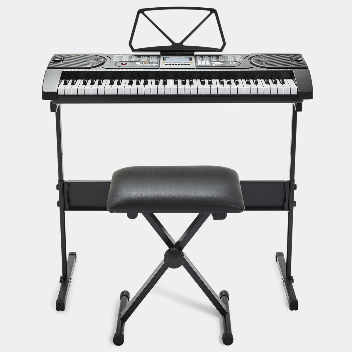 61 Keys Teaching-Type Electronic Keyboard With Stand & Stool - TheITmart