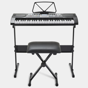 61 Keys Teaching-Type Electronic Keyboard With Stand & Stool