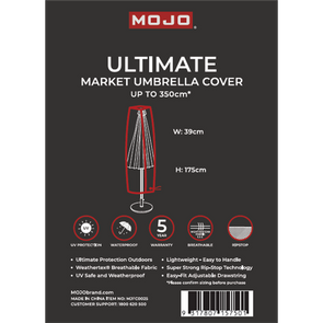 Mojo Ultimate Outdoor Market Umbrella Furniture Cover/Waterproof/ UV Protected