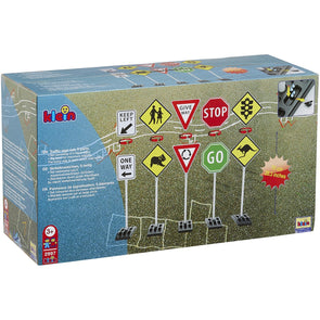 5-Piece Double Sided Australian Traffic Signs - Suitable For Ages 3+ Years